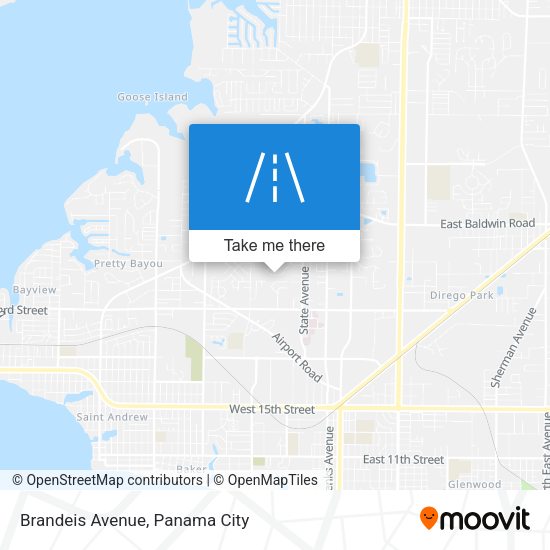 Brandeis Avenue map