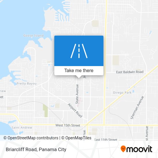 Briarcliff Road map