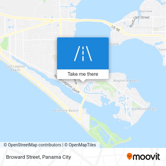 Mapa de Broward Street