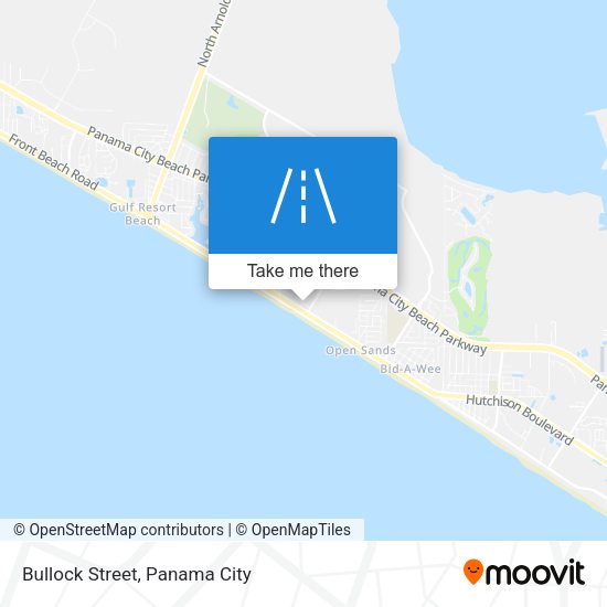 Mapa de Bullock Street