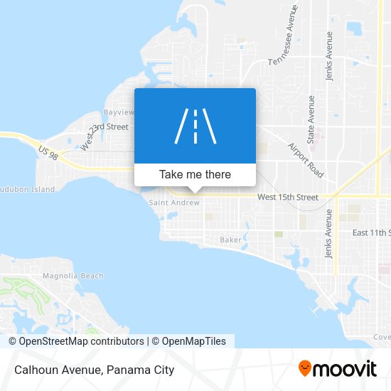 Calhoun Avenue map