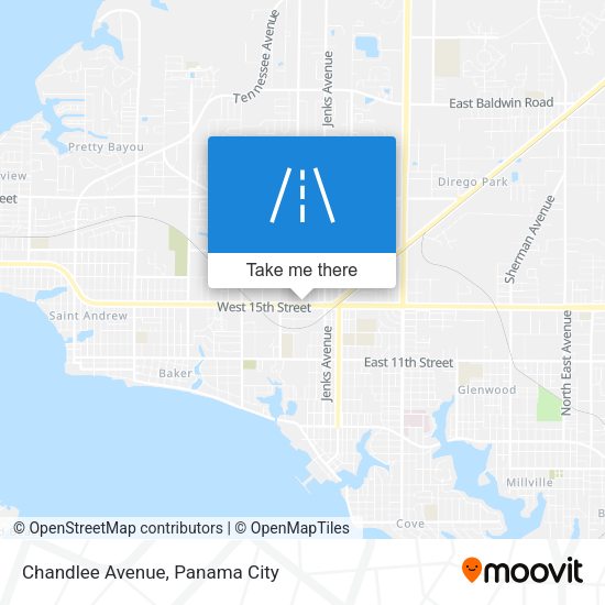 Chandlee Avenue map