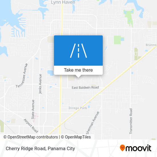 Cherry Ridge Road map
