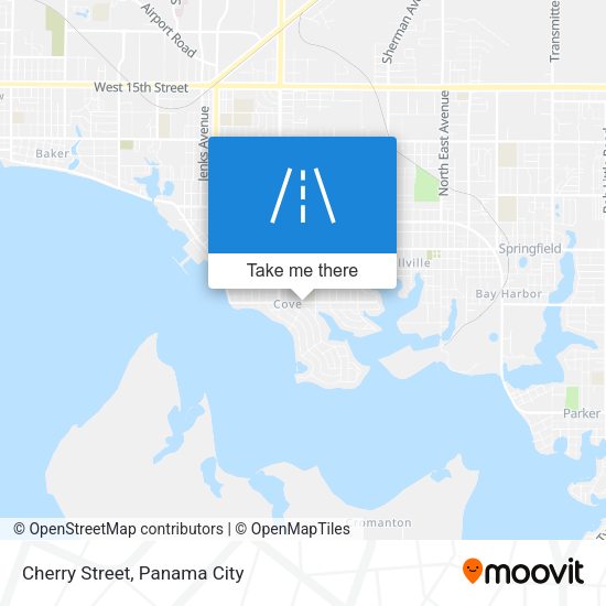 Mapa de Cherry Street
