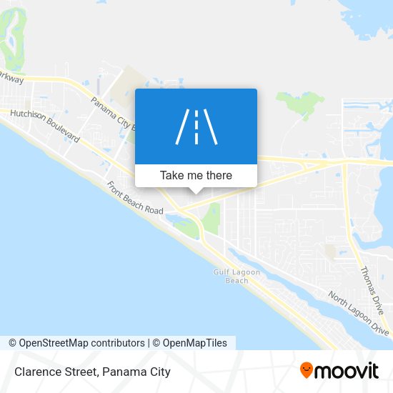 Clarence Street map