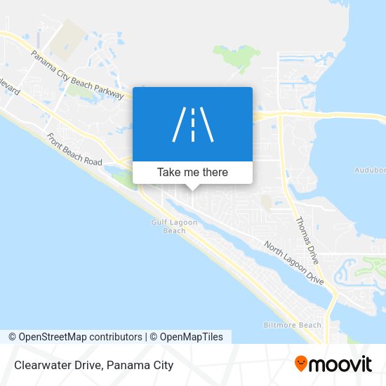 Clearwater Drive map