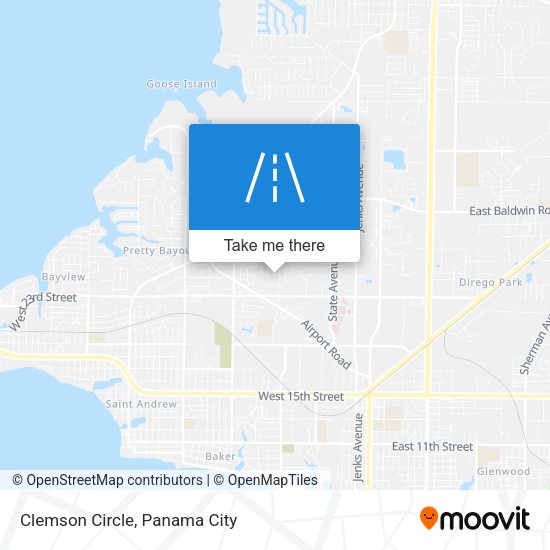 Clemson Circle map