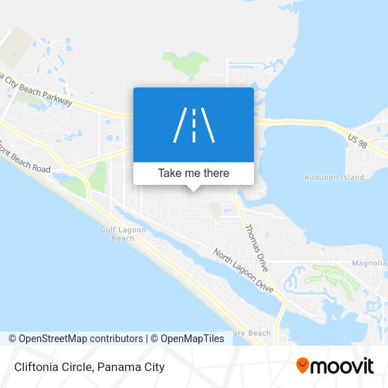 Cliftonia Circle map