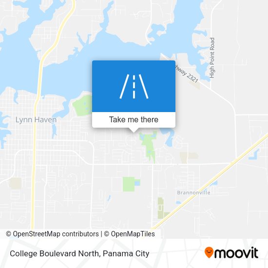 College Boulevard North map