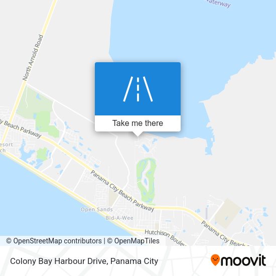 Colony Bay Harbour Drive map
