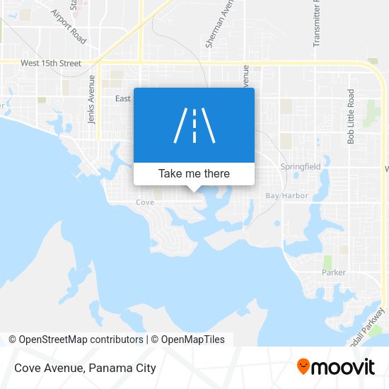Mapa de Cove Avenue