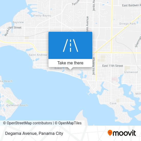 Degama Avenue map