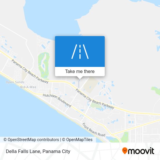 Della Falls Lane map