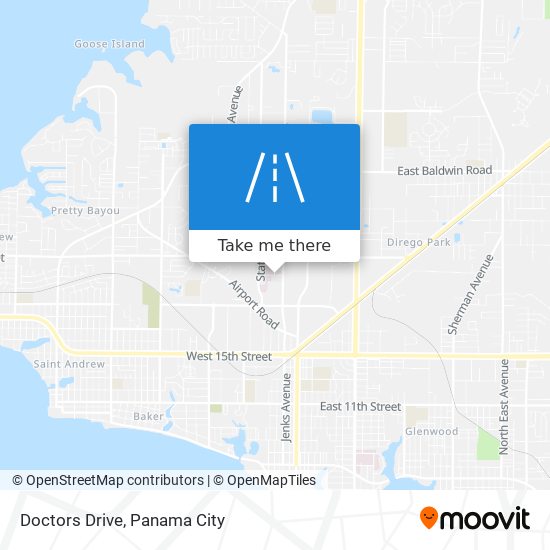 Doctors Drive map