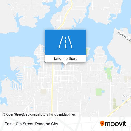 Mapa de East 10th Street