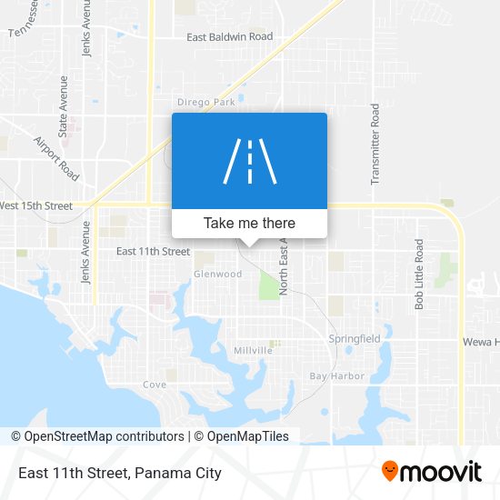 Mapa de East 11th Street