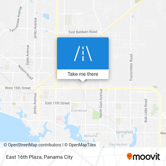 East 16th Plaza map
