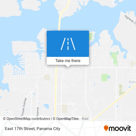 Mapa de East 17th Street