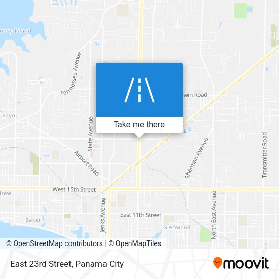 Mapa de East 23rd Street