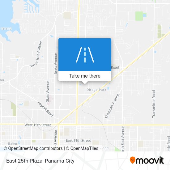 East 25th Plaza map