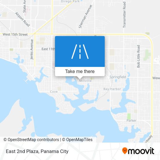 Mapa de East 2nd Plaza