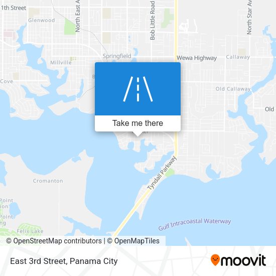 Mapa de East 3rd Street