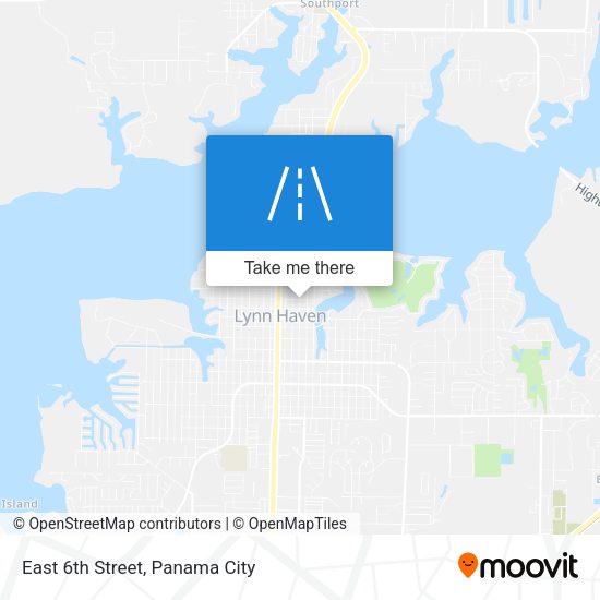 Mapa de East 6th Street