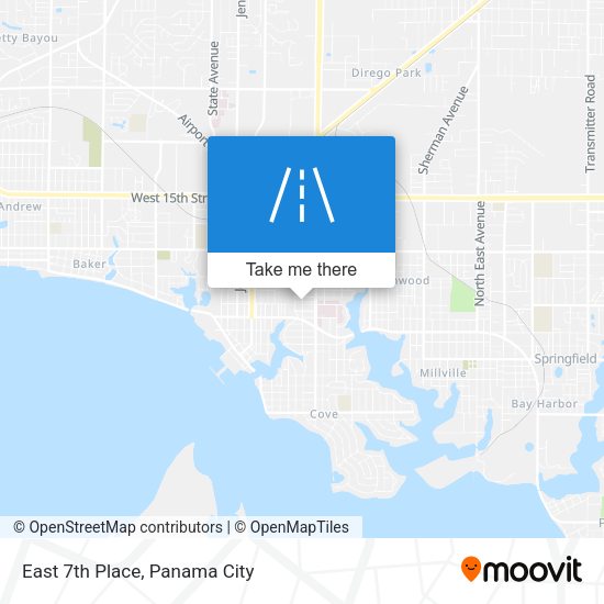 Mapa de East 7th Place