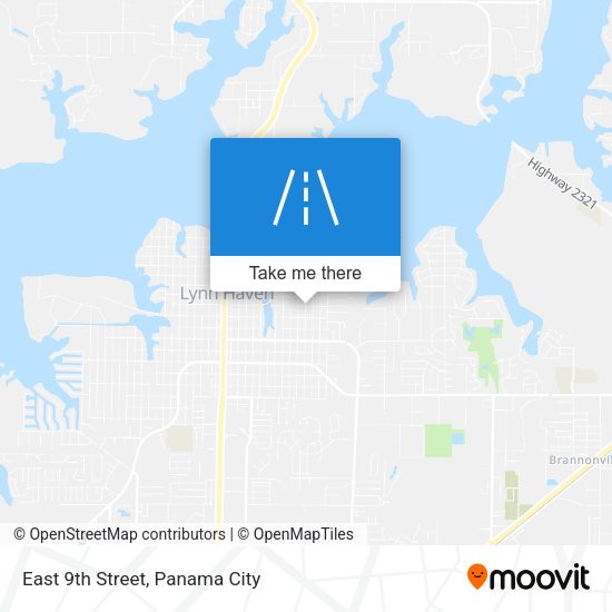 East 9th Street map