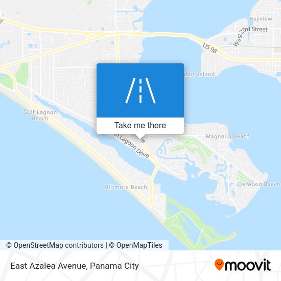 East Azalea Avenue map