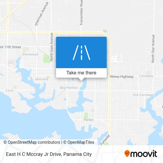 Mapa de East H C Mccray Jr Drive