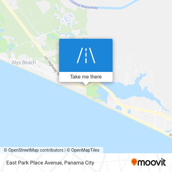 Mapa de East Park Place Avenue