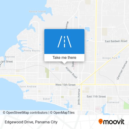 Edgewood Drive map