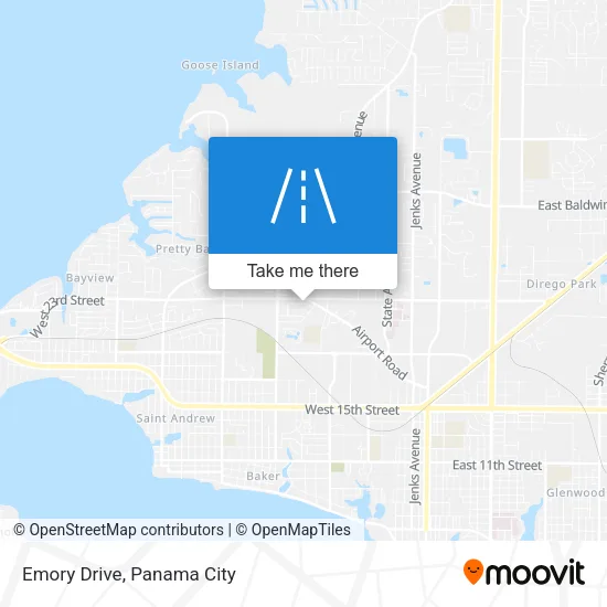 Mapa de Emory Drive