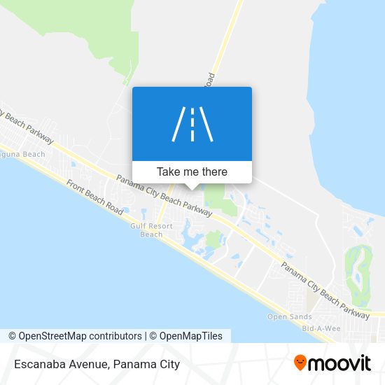Mapa de Escanaba Avenue