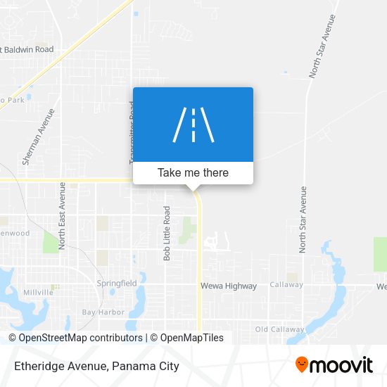 Mapa de Etheridge Avenue