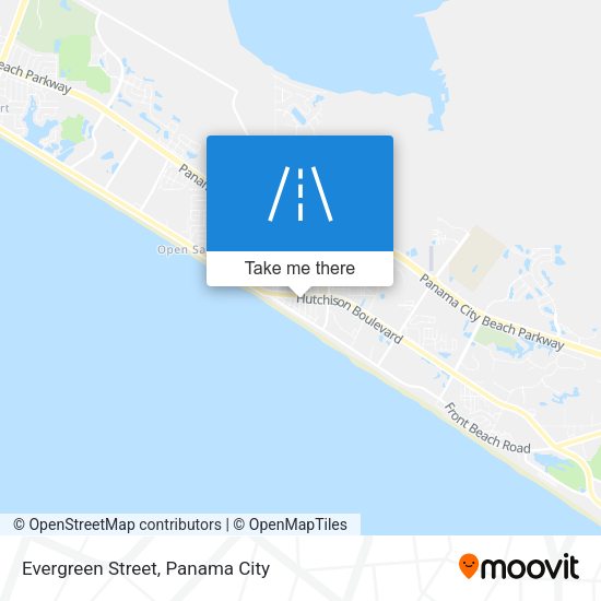 Evergreen Street map