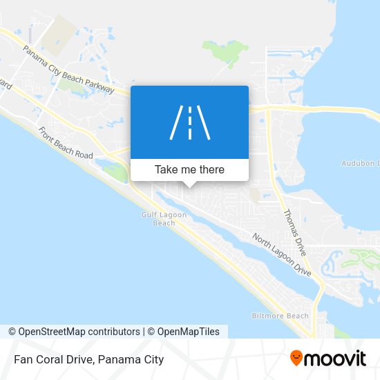 Mapa de Fan Coral Drive