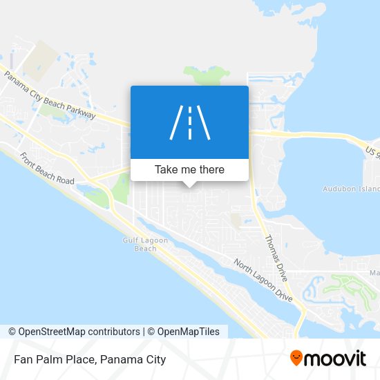 Fan Palm Place map