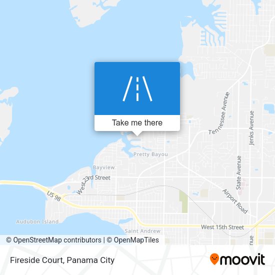 Fireside Court map