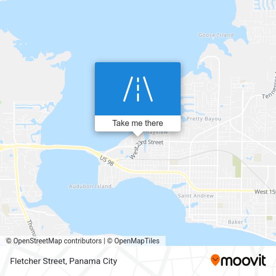 Fletcher Street map