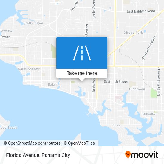Florida Avenue map