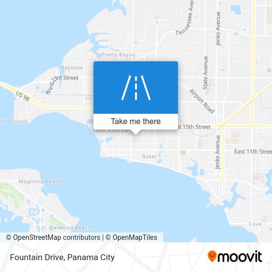 Mapa de Fountain Drive