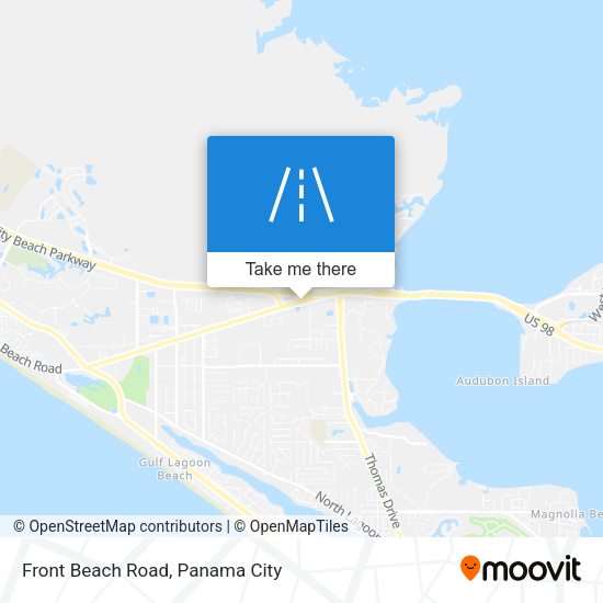 Mapa de Front Beach Road