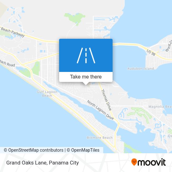 Mapa de Grand Oaks Lane