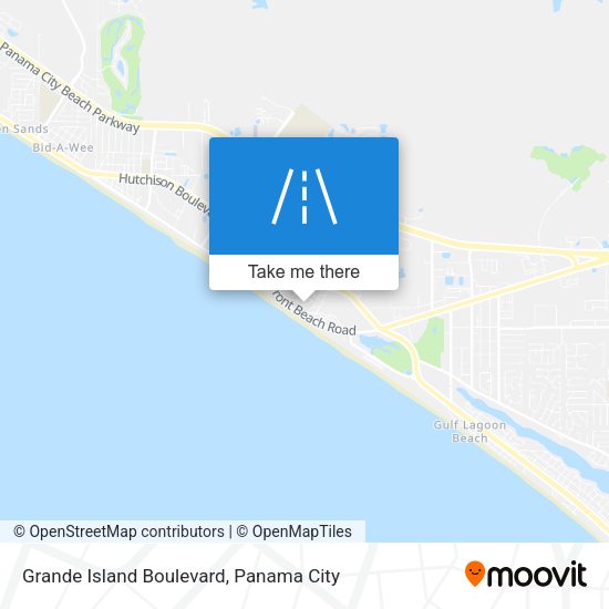 Mapa de Grande Island Boulevard