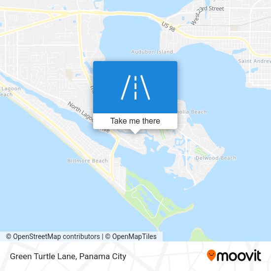 Mapa de Green Turtle Lane