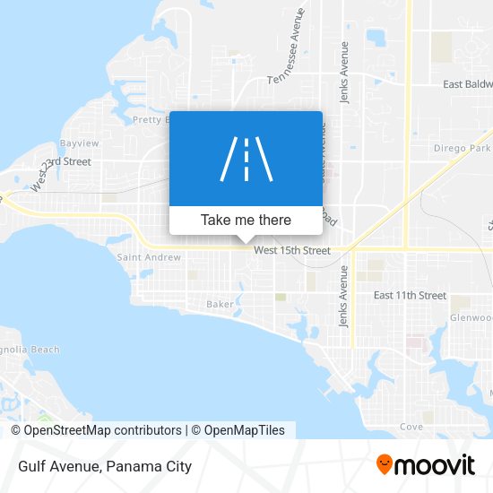 Mapa de Gulf Avenue