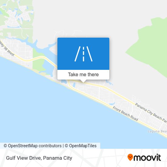 Gulf View Drive map