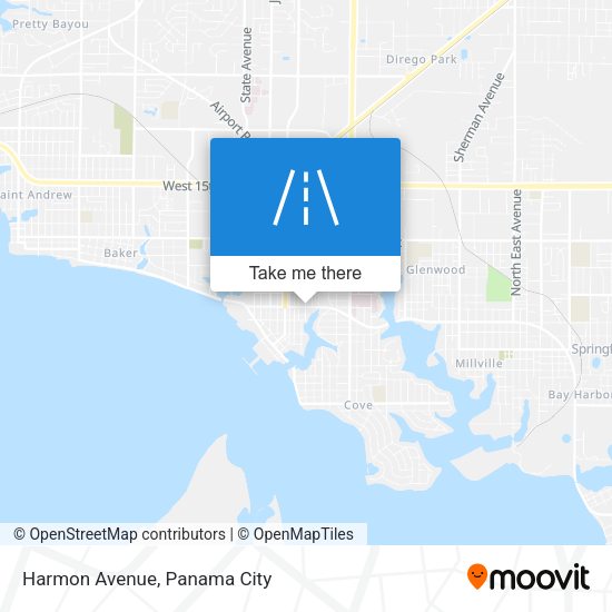 Mapa de Harmon Avenue